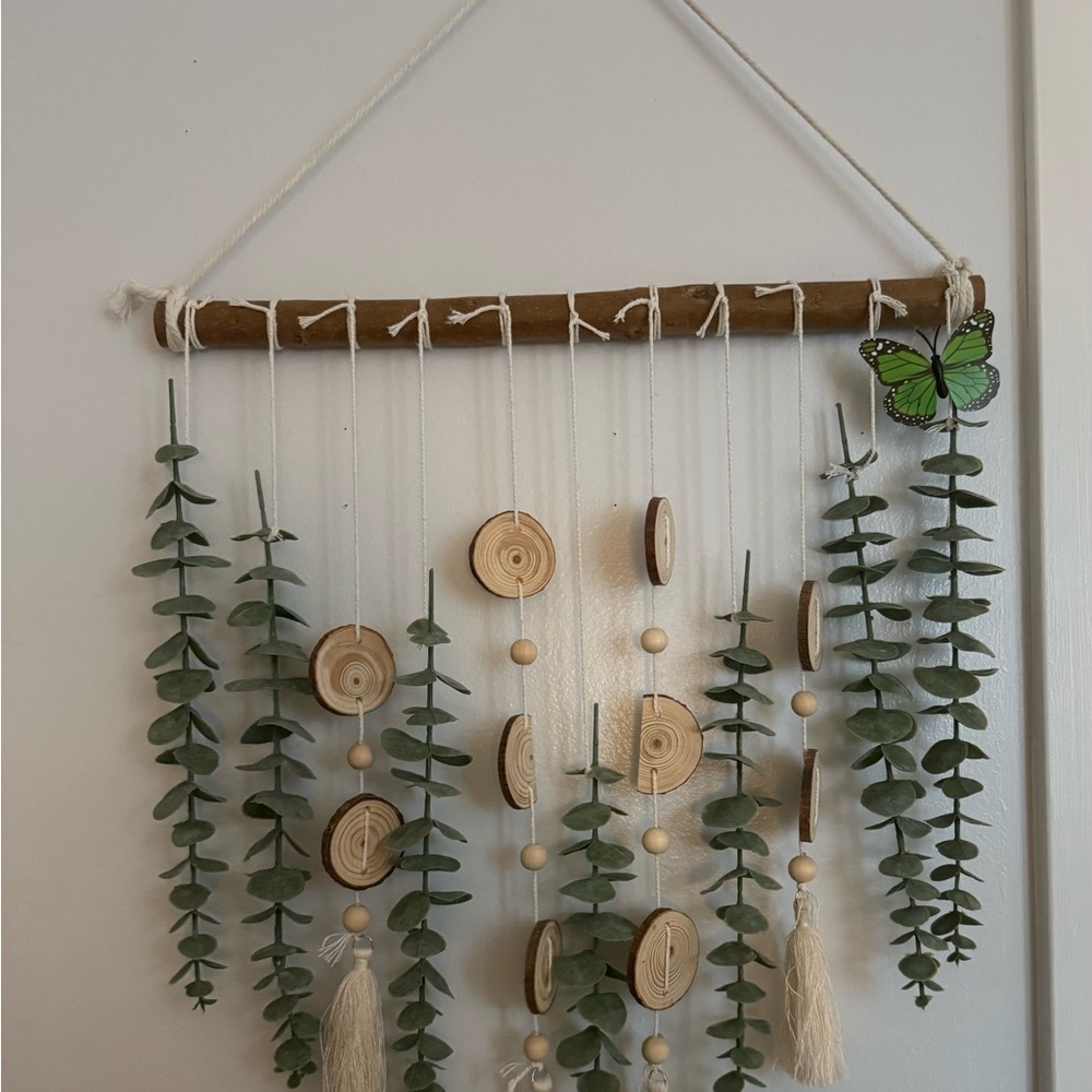 Nature-Inspired Green and Brown Tapestry - Picture 7 of 7